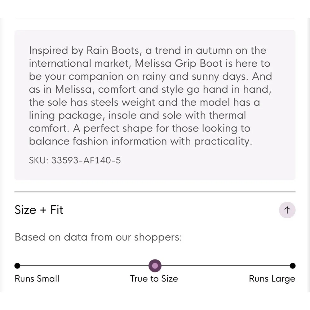Melissa grip boot